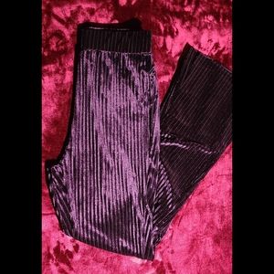 💣💄 solid flare leg velvet pants